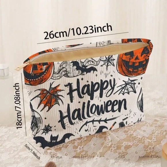 Happy Halloween Themed Pouch and Accessories Set - Picture 8 of 12